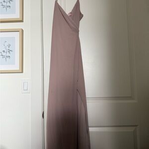 Show Me Your MuMu One Shoulder Mauve Dress